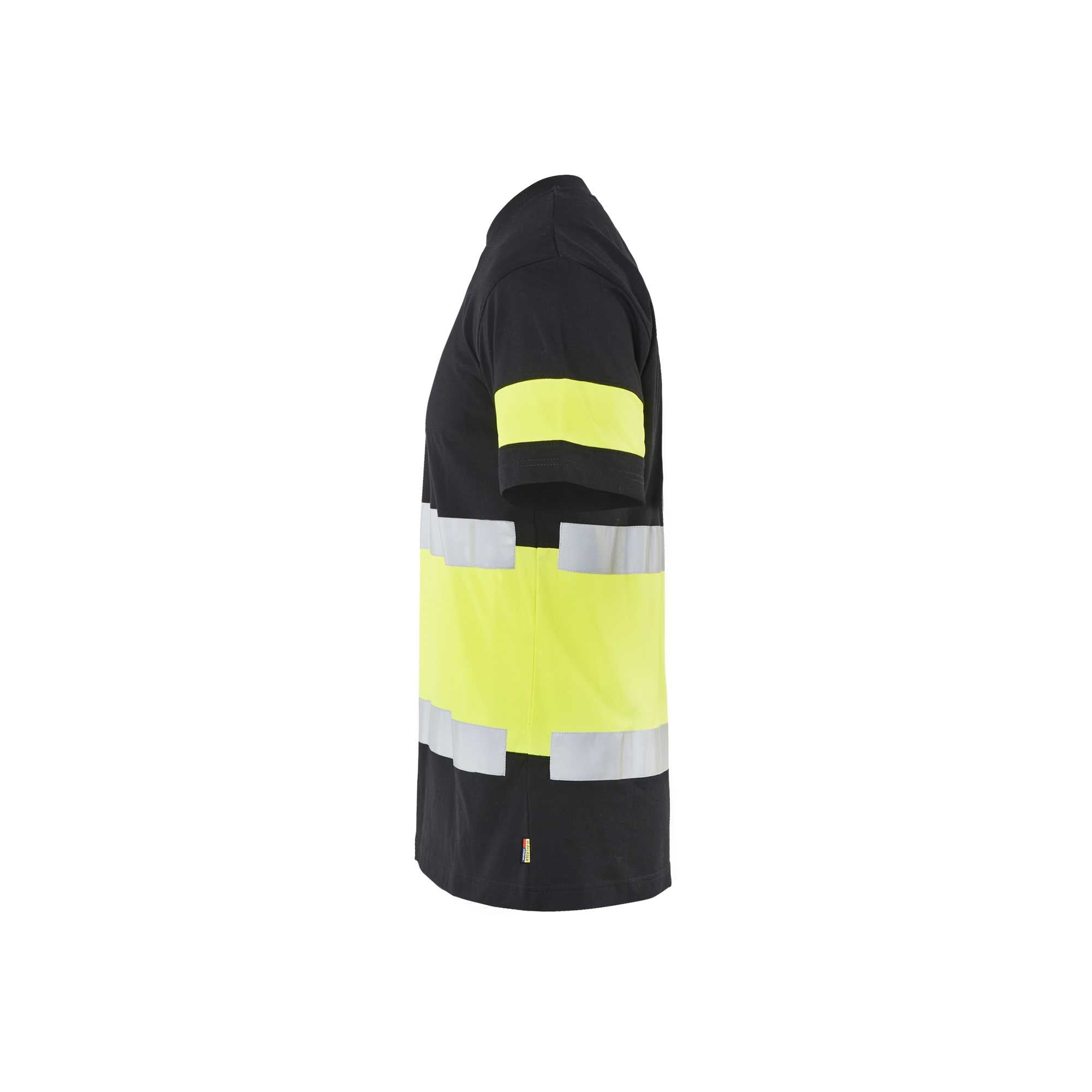 BLAKLADER 33871030 Hi Vis T shirt Hi Vis Reflective Short Sleeve Work T-Shirt MEN - 100% Cotton
